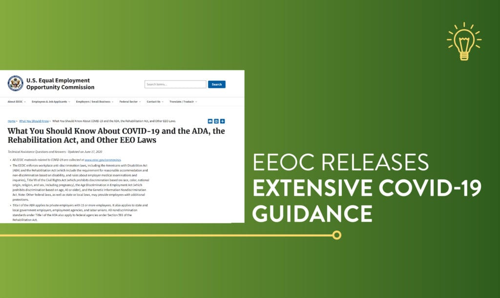 EEOC Releases Extensive COVID-19 Guidance | ConnectPay