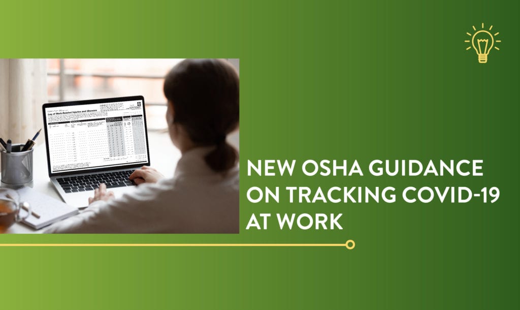 New OSHA Guidance on Tracking COVID19 at Work01